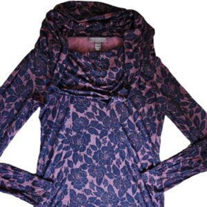 A pea in the pod Maternity Cowl Neck Shirt Med EUC